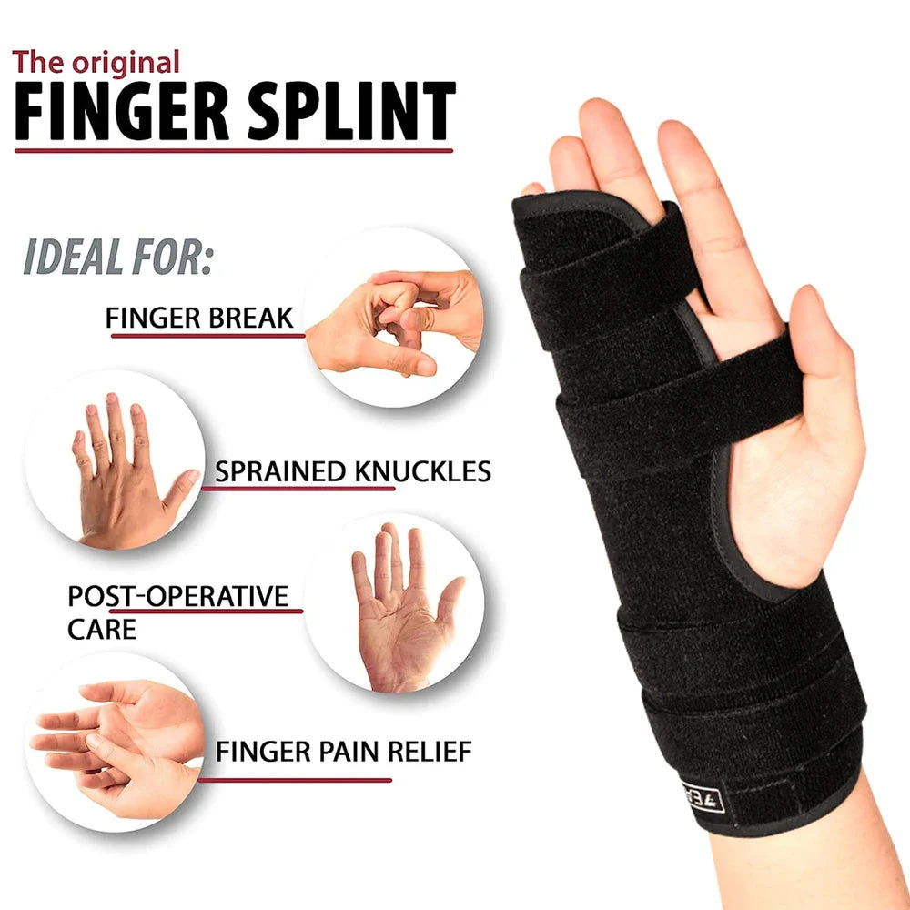 Povei Adjustable Metacarpal Hand Brace for Boxer Fracture and Arthritis