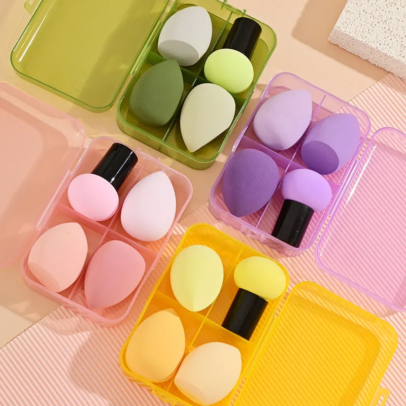 Povei Beauty Egg Makeup Sponges - Set of 4