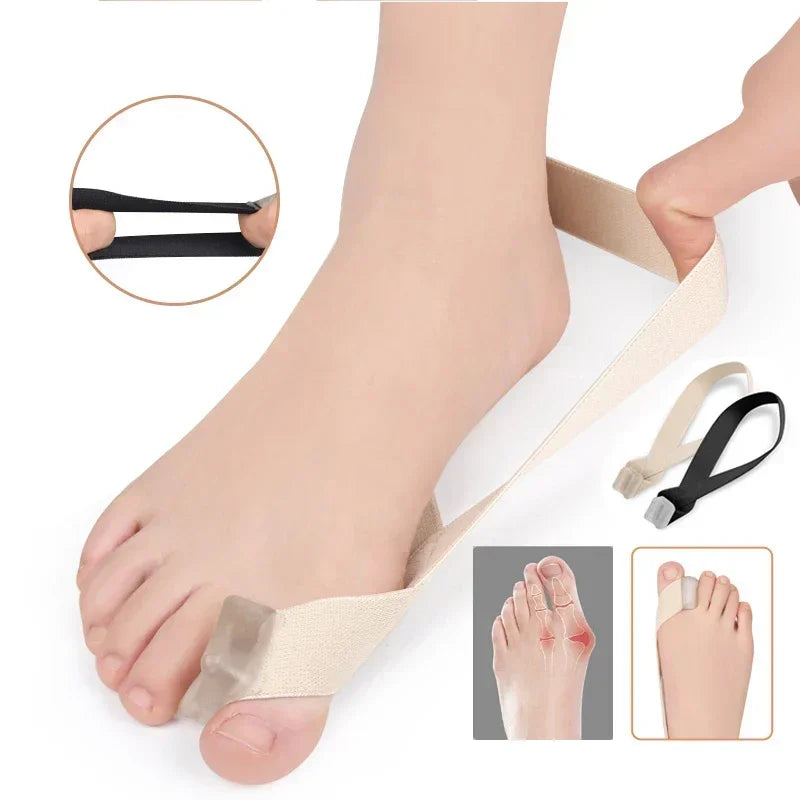 Hallux Valgus Corrector by Povei: Toe Separator & Straightener for Pain Relief & Alignment