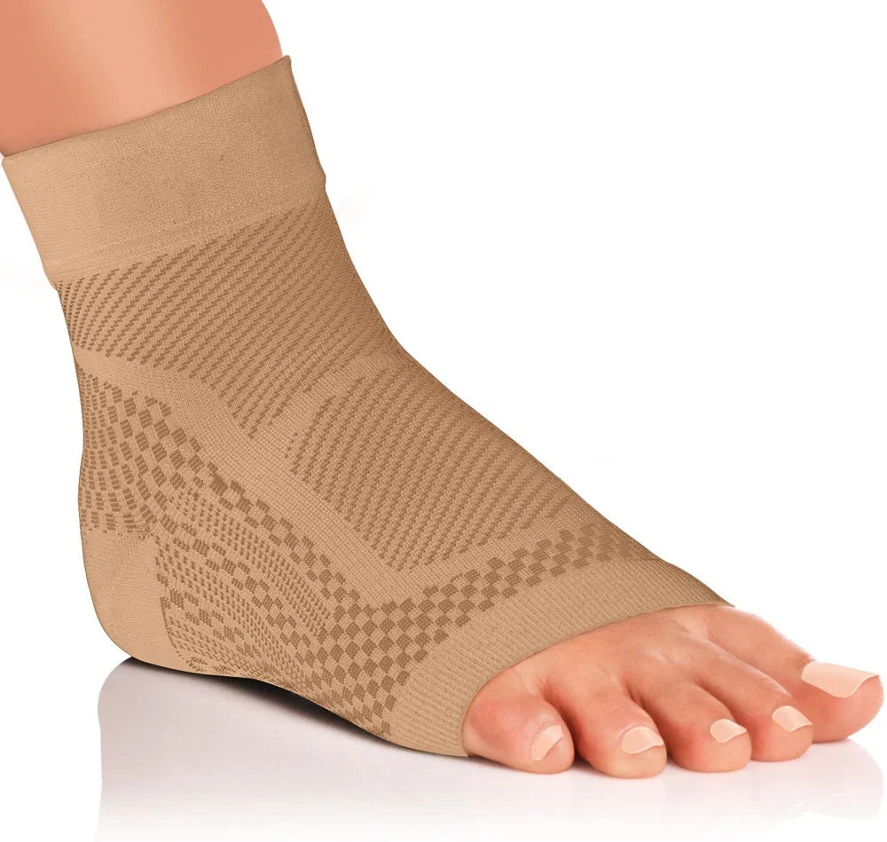 Povei Ankle Compression Sleeve with Arch Support for Achilles Tendonitis & Plantar Fasciitis