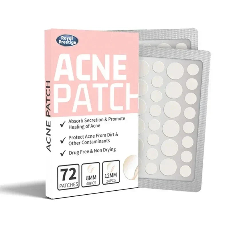 Povei Acne Patches: Invisible Hydrocolloid Stickers for Pimple Removal & Repair