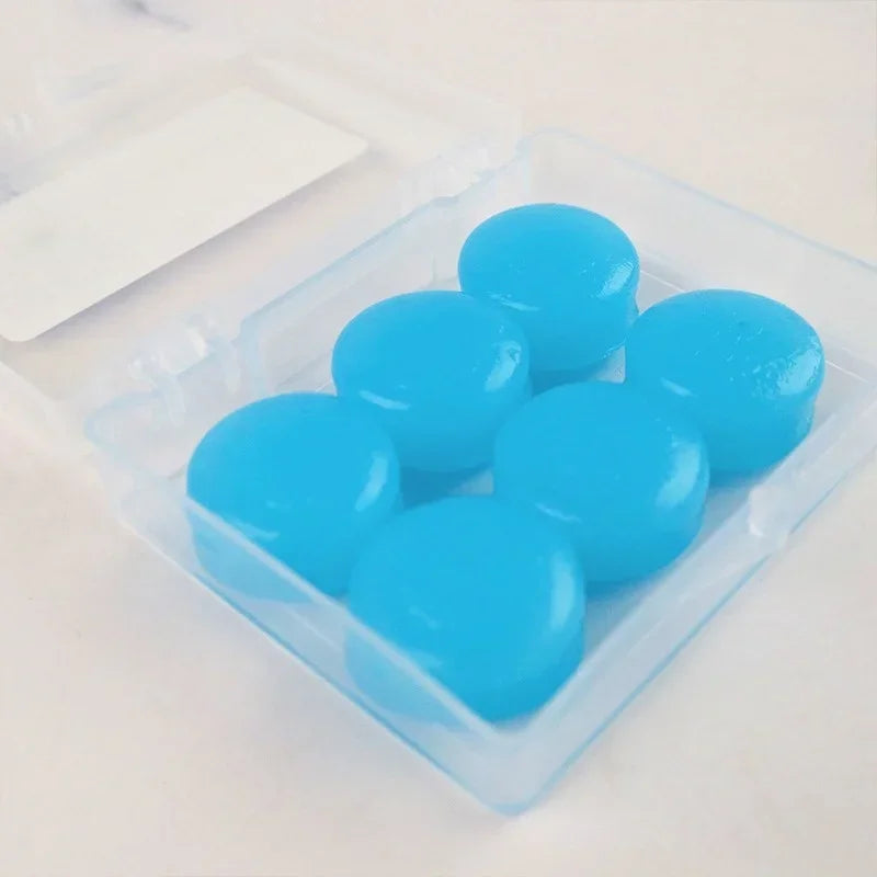 Povei Silicone Ear Plugs for Noise Reduction and Sleep Protection