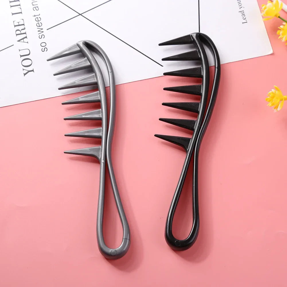 Povei Curly Hair Salon Comb for Styling and Massaging Hair