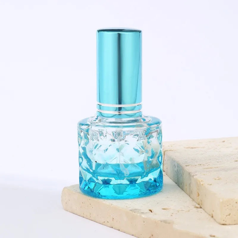 Povei 10ml Colored Glass Perfume Spray Bottle Portable Travel Atomizer