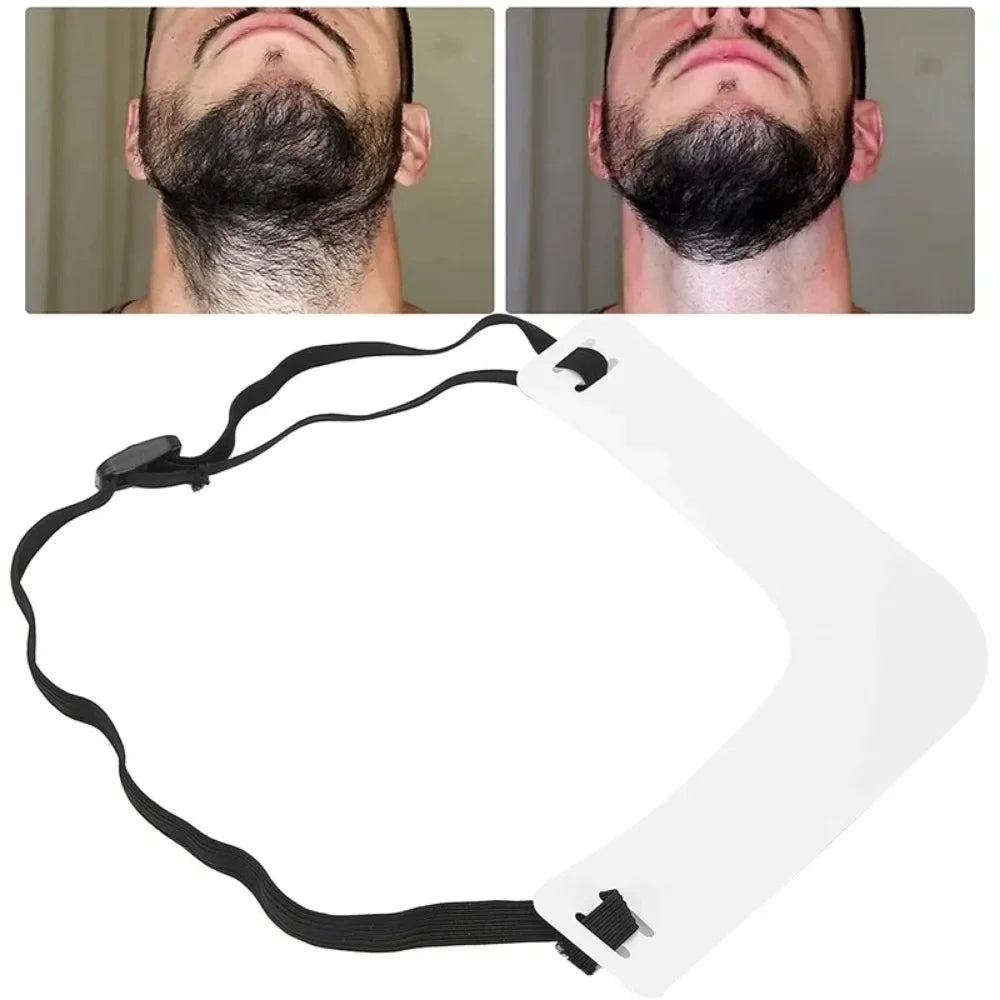 Povei Beard Shaper: Ultimate Neckline Guide & Trimmer Stencil Kit