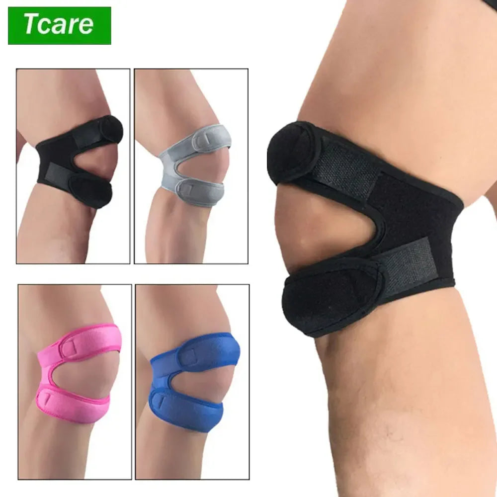 Povei Double Patellar Knee Support Strap Brace for Men