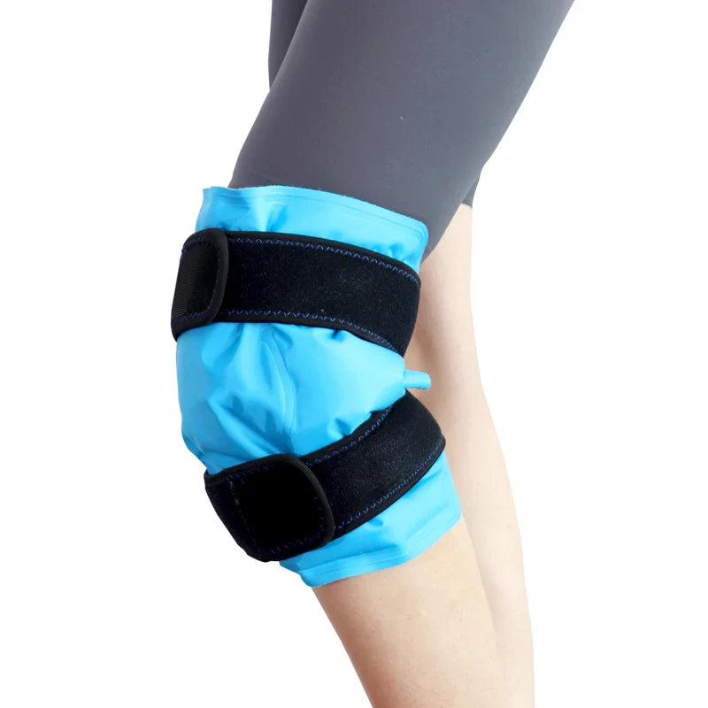 Povei Calf Ice Pack Gel Cooling Knee Pad Therapy Bag