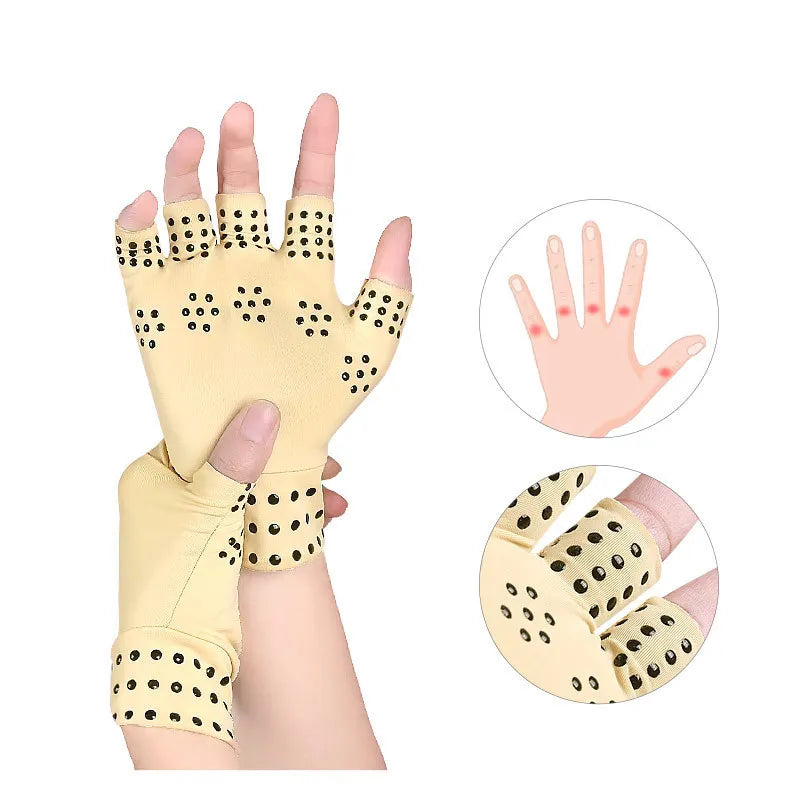 Povei Arthritis Relief Compression Gloves - Hand Pain Wrist Therapy & Support