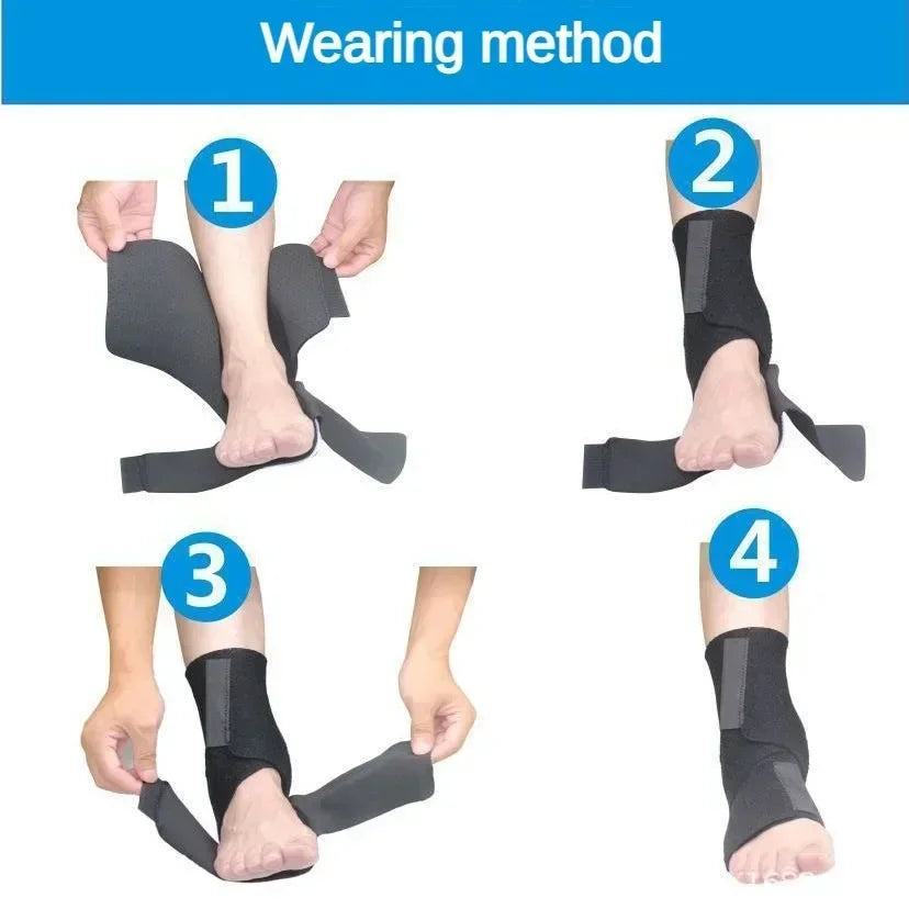 Povei Drop Foot Orthosis Ankle Sprain Stabilizer for Rehabilitation