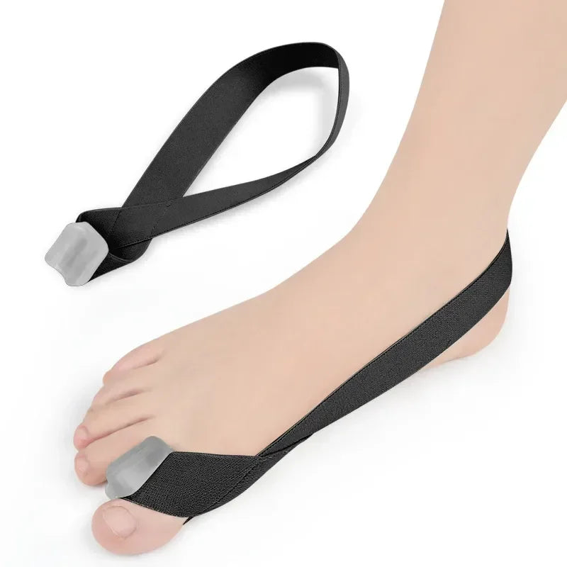 Hallux Valgus Corrector by Povei: Toe Separator & Straightener for Pain Relief & Alignment