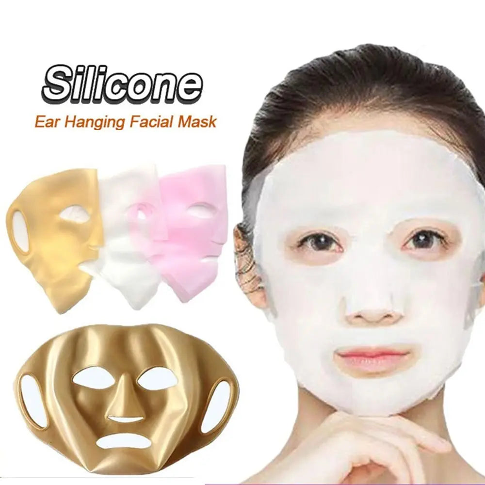 Povei Silicone Face Mask Holder for Skin Care Moisturizing and Preventing Evaporation