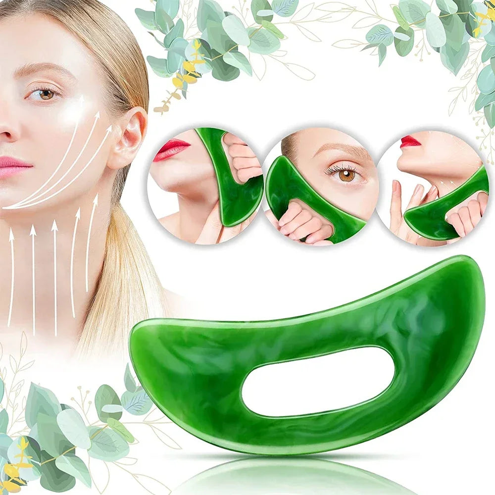 Povei Resin Gua Sha Massage Tool for Body Shaping and Lymphatic Drainage