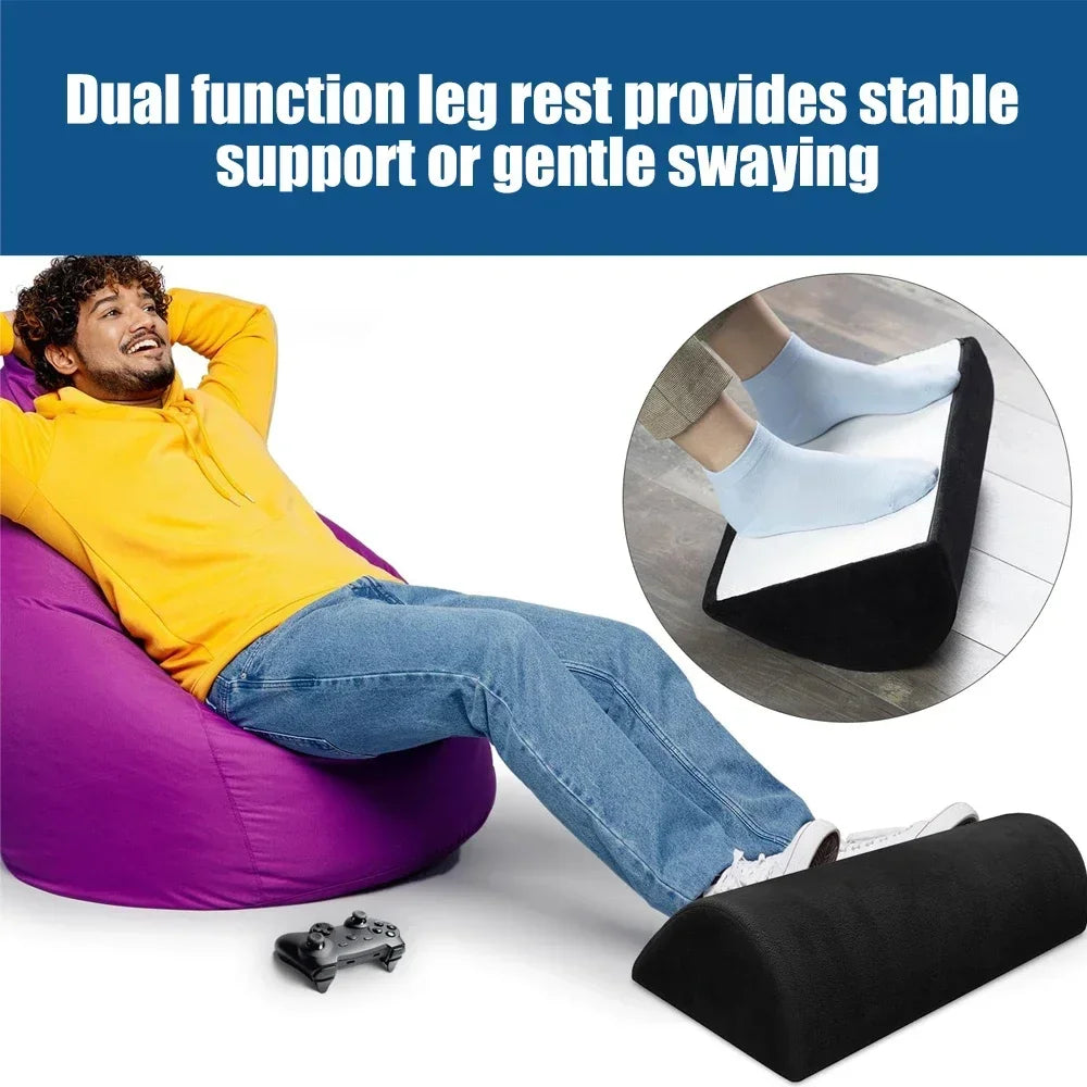 Povei Foot Rest: Ergonomic Under Desk Foot Stool for Work, Office, Car, Home