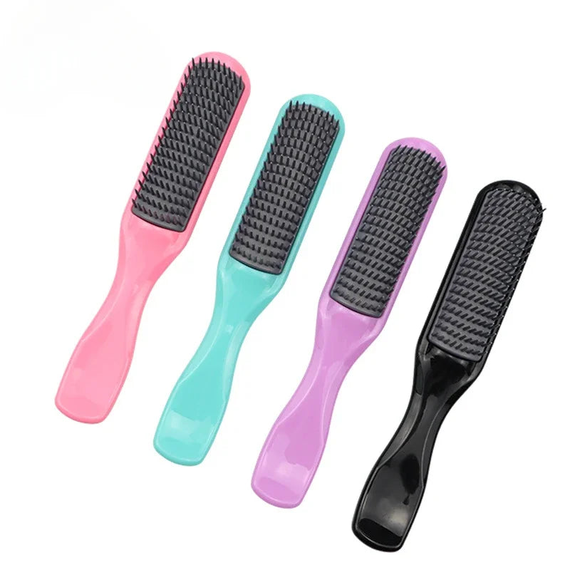 Povei Long Scalp Massage Comb Detangling Hair Brush Anti Static Wet Curly Hair Brush