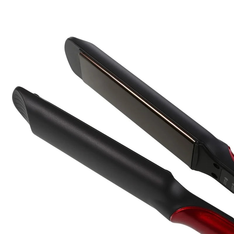 Povei KM-531 Titanium Hair Straightener Professional Flat Iron for Wet/Dry Styling