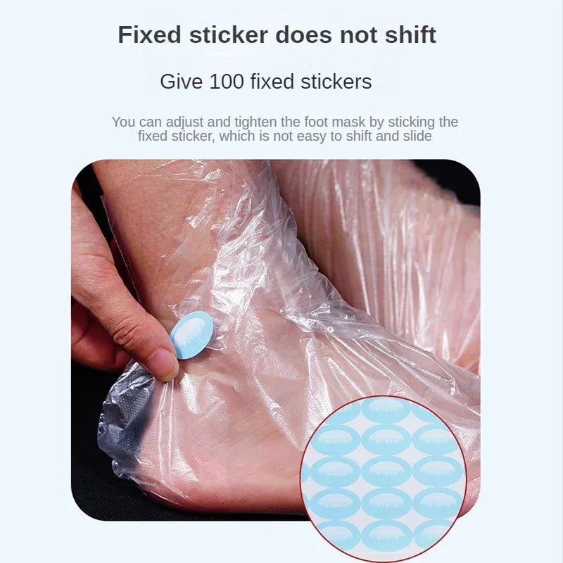 Povei Disposable Foot Bags Detox SPA Covers Pedicure Care Tools