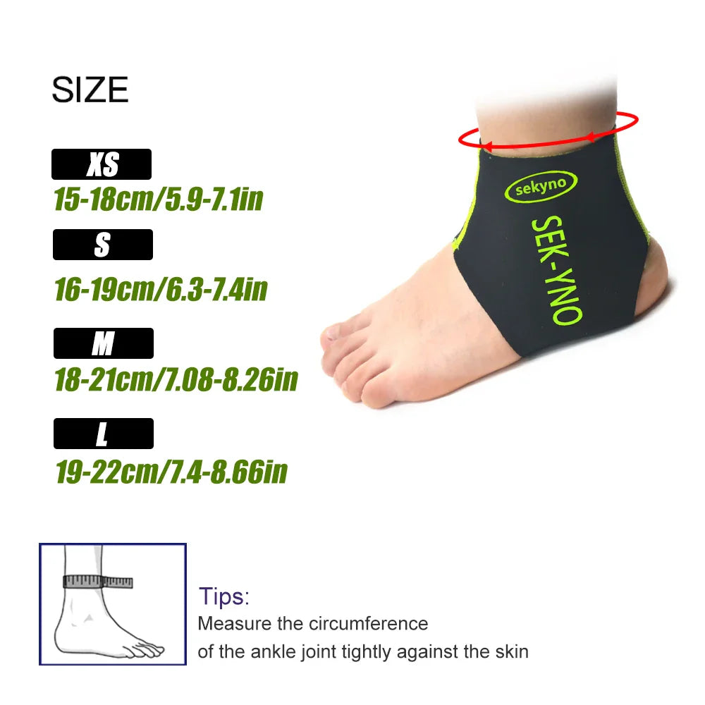 Povei Ankle Brace: Support for Sprained Ankle, Fasciitis & Achilles Tendon