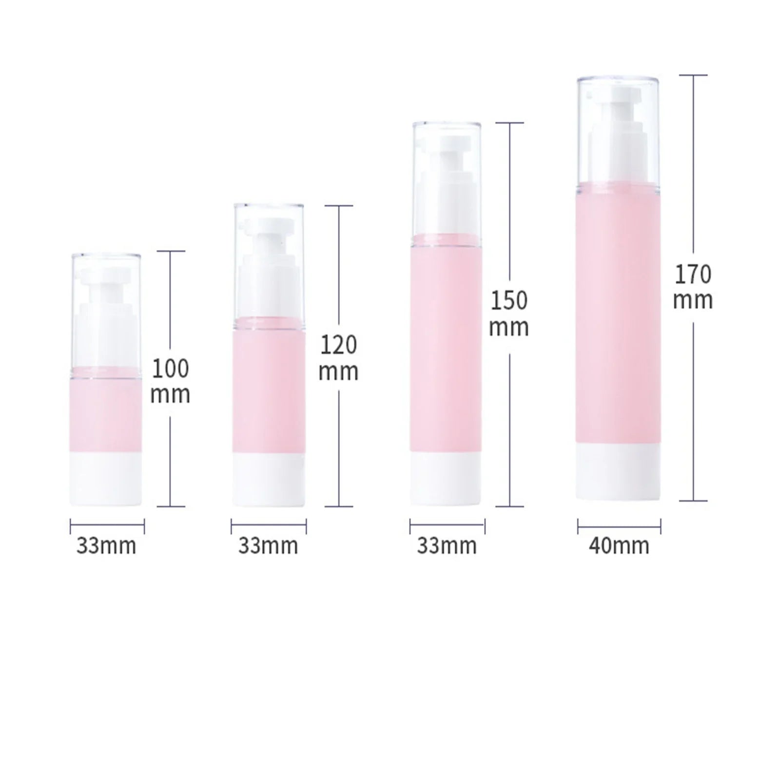 Povei 100ml Refillable Lotion Spray Bottle for Travel & Cosmetics