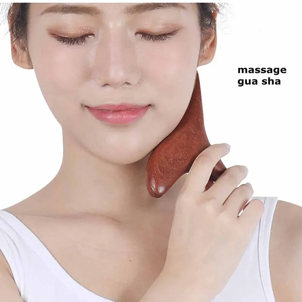 Povei Wood Trigger Point Massage Tools - Professional Lymphatic Drainage & Gua Sha Kit