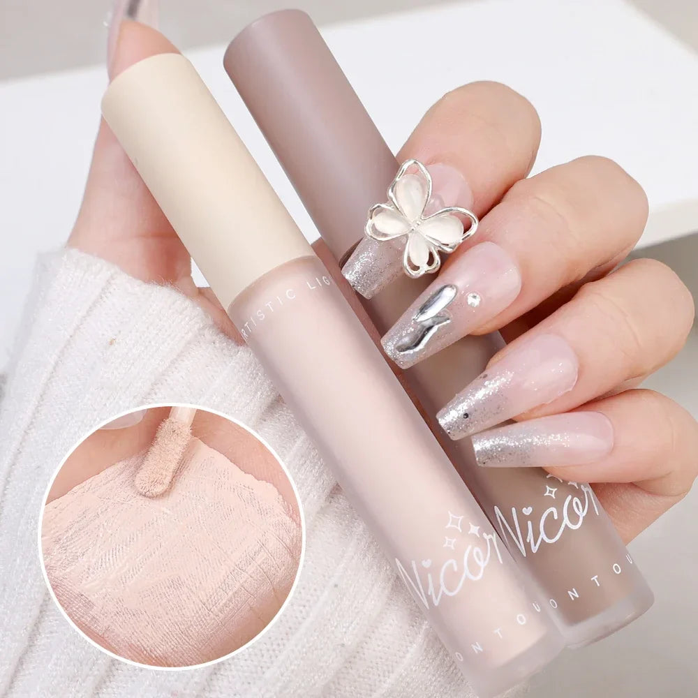 Povei Brighten Liquid Concealer Highlighter for Face Contouring Pen Cosmetics