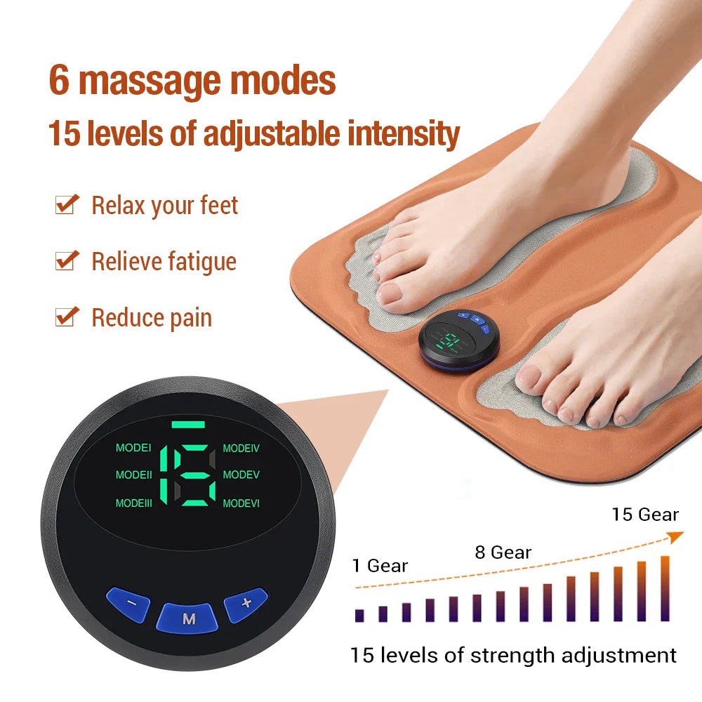 Povei 3D Foot Massager: Improve Circulation, Relax Muscles, Slim Legs