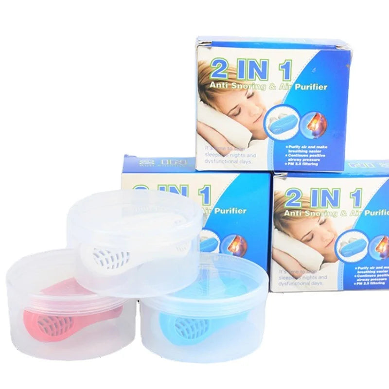 Povei Anti Snore Nose Clip Sleep Tray Sleeping Aid Device