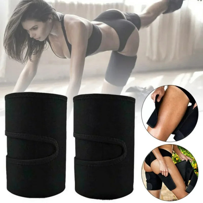 Povei Thigh Trimmer Belt Support for Weight Loss Body Shaper Slimming Shorts