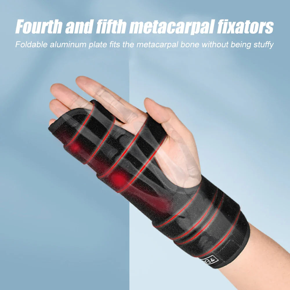 Povei Adjustable Metacarpal Hand Brace for Boxer Fracture and Arthritis