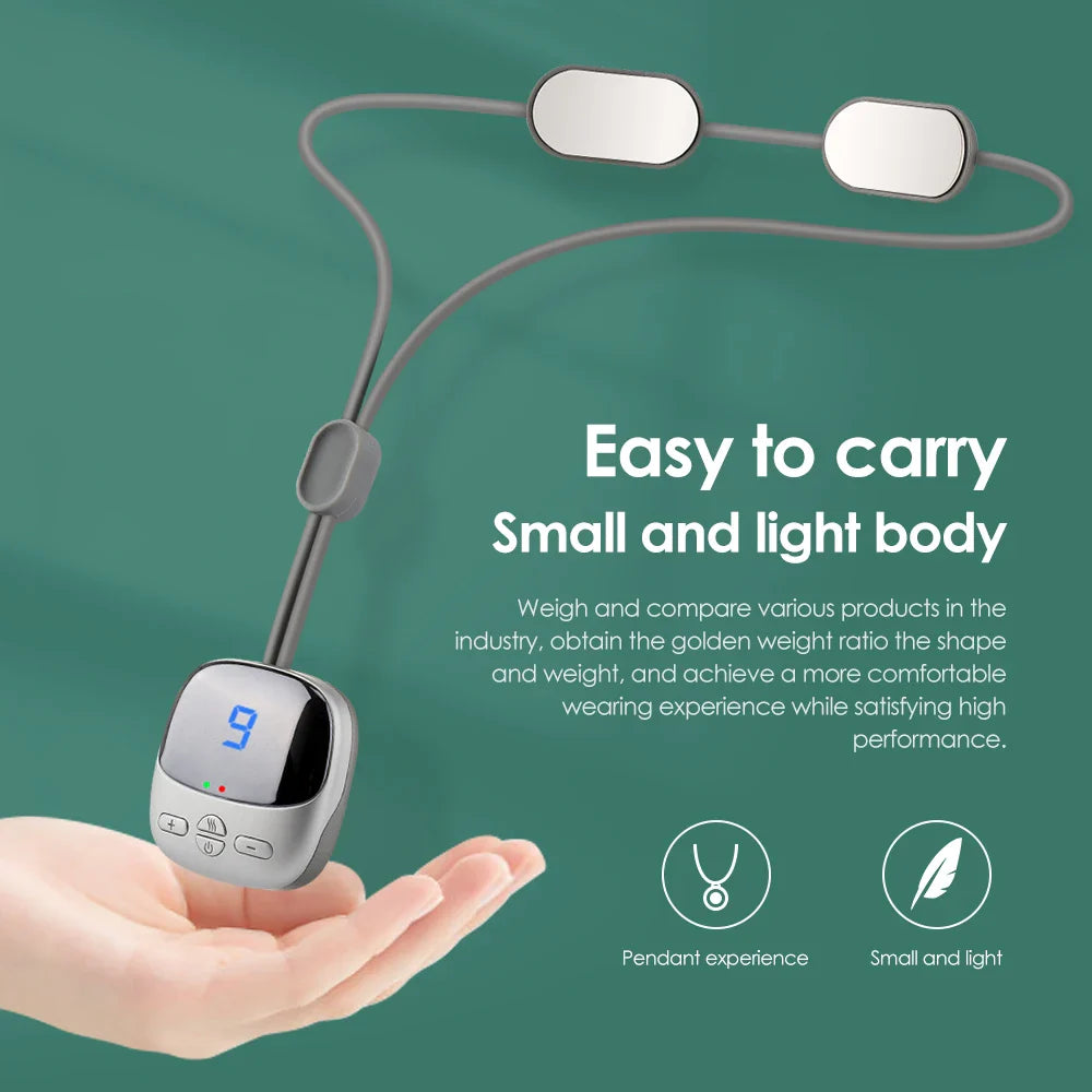 Povei Cervical Spine Massager with Hot Compress and Neck Protection