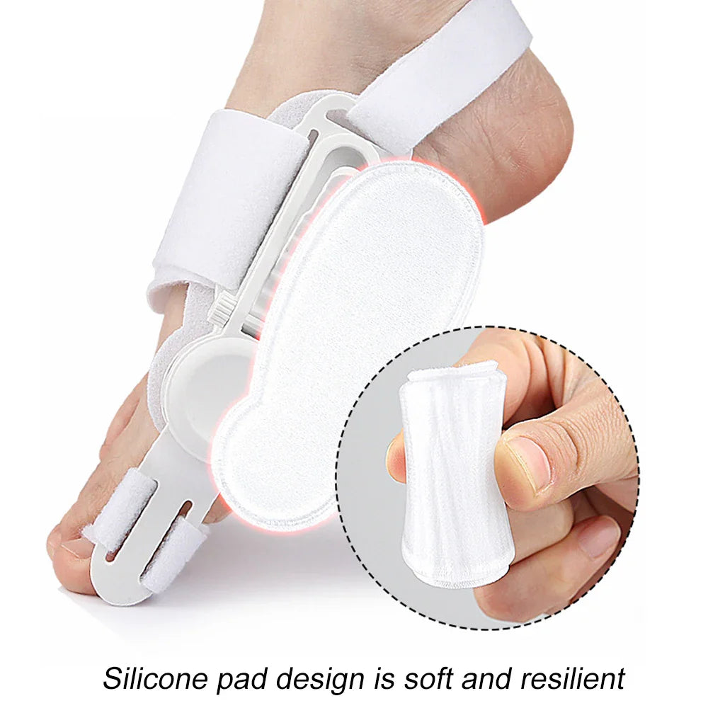 Povei Bunion Corrector Orthopedic Toe Straightener Splint with Separator for Bunion Relief