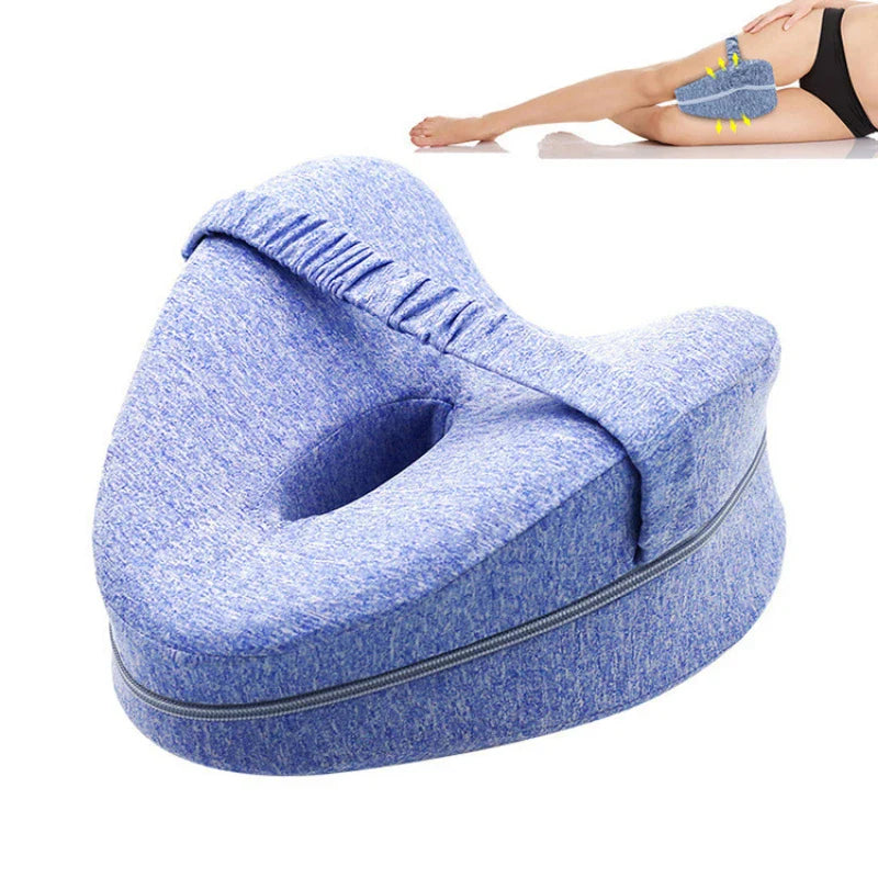 Povei Memory Foam Leg Pillow for Pain Relief and Comfort