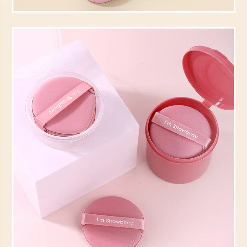 Povei Air Cushion Egg Yolk Pie Makeup Powder Puff - Wet and Dry Makeup Tool