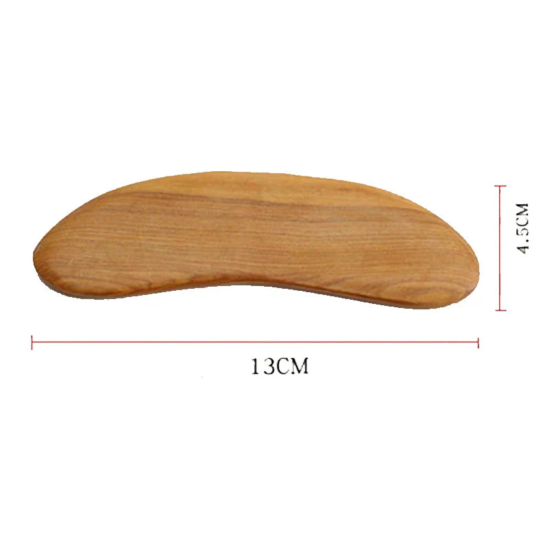 Povei Wooden Gua Sha Massager Tool for Slimming and Anti Cellulite Therapy