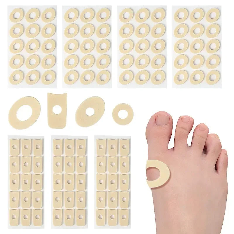 Povei Callus Cushions Heel Pad Foam Toe Corn Bunion Protectors