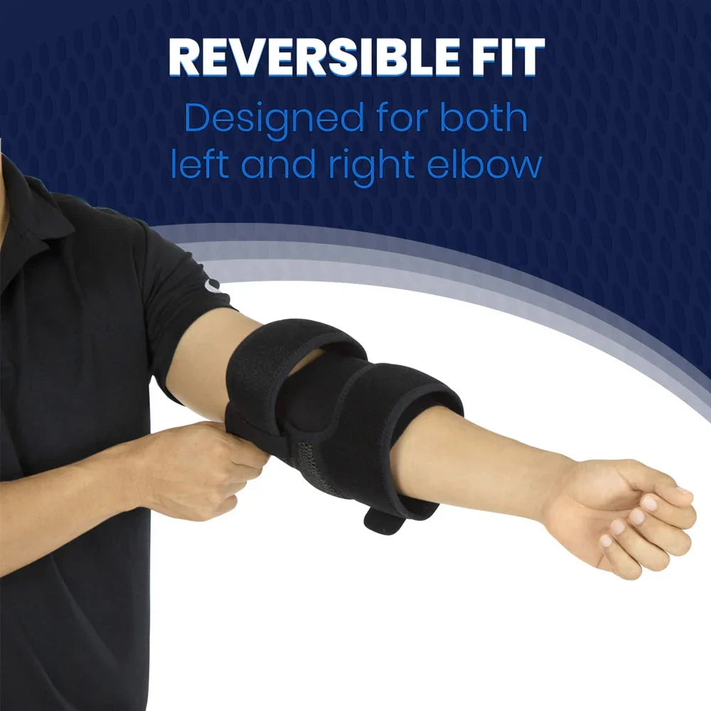 Povei Compression Elbow Brace Wrap for Arm Support - Men Women