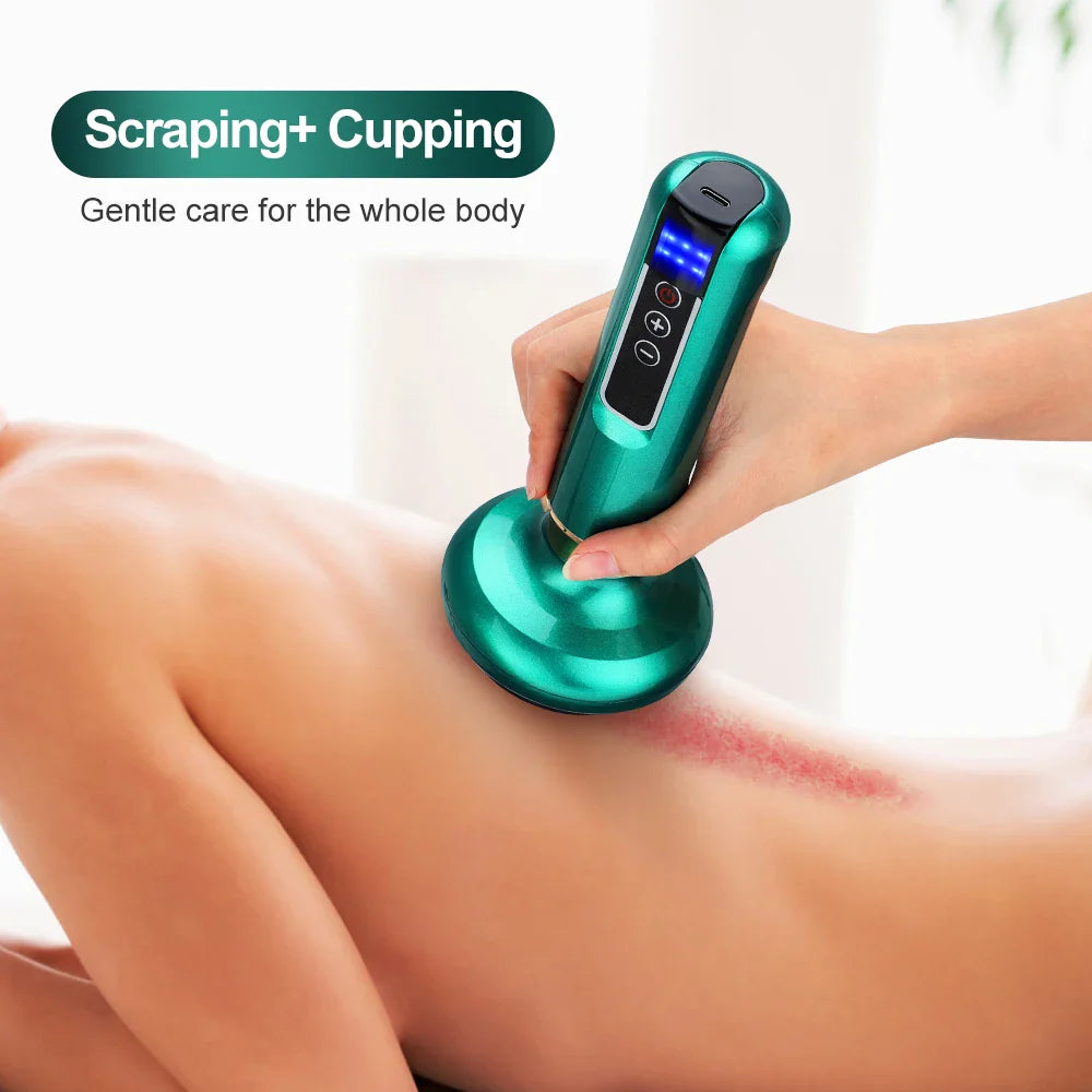 Povei Electric Cupping Massager for Slimming and Anti-Cellulite Therapy