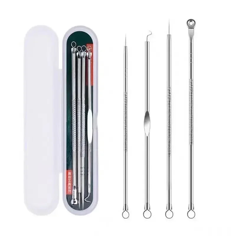 Povei Acne Blackhead Removal Needles Set - Deep Cleansing Tool for Clear Skin