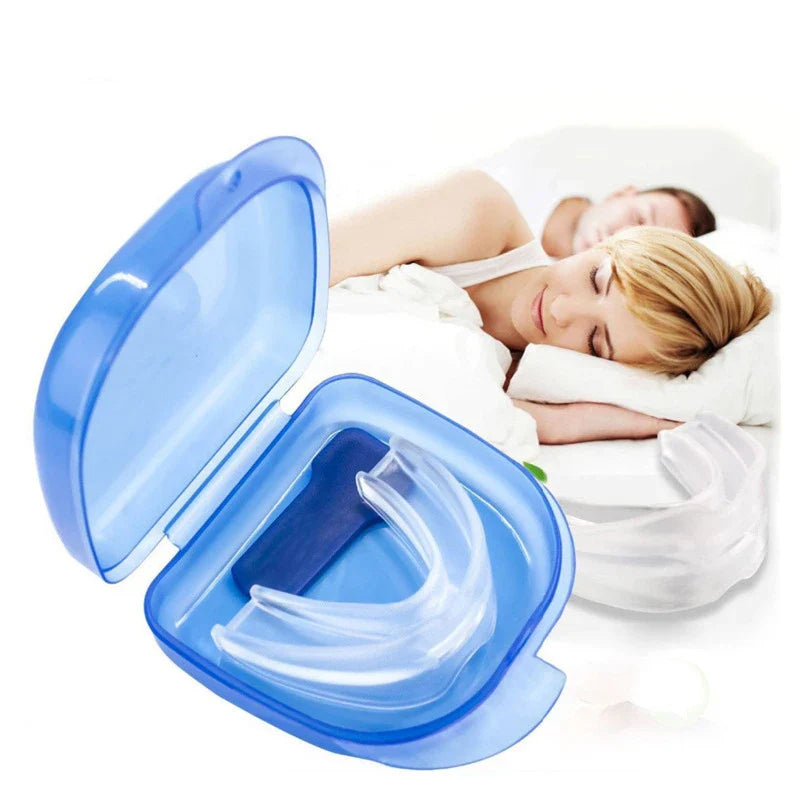 Povei Snore Stopper & Teeth Grinding Gum Shield Set for Better Sleep