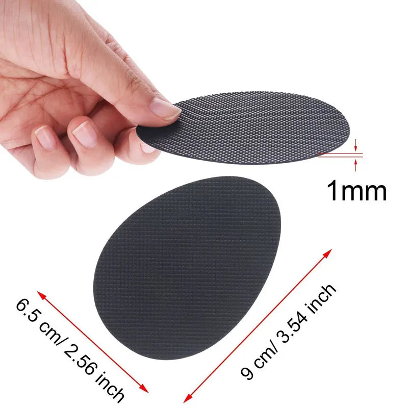 Povei Black Anti-slip Shoe Grips for High Heels