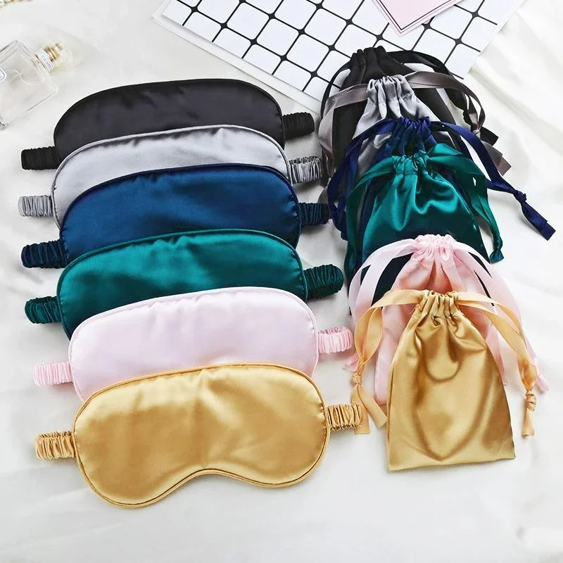 Povei Silk Sleep Eye Mask Set