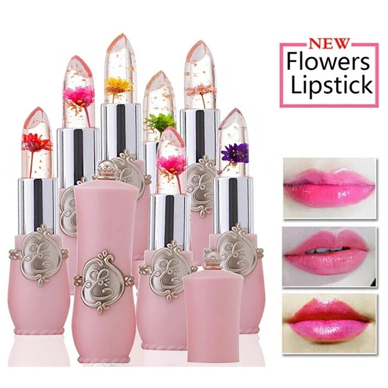 Povei Crystal Jelly Lipstick: Color Changing Moisturizing Magic Lip Balm