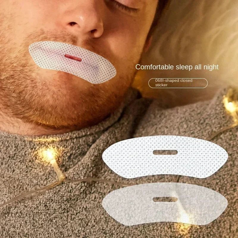 Povei Anti-Snoring Night Sleep Patch for Mouth & Nose Breathing Improvement