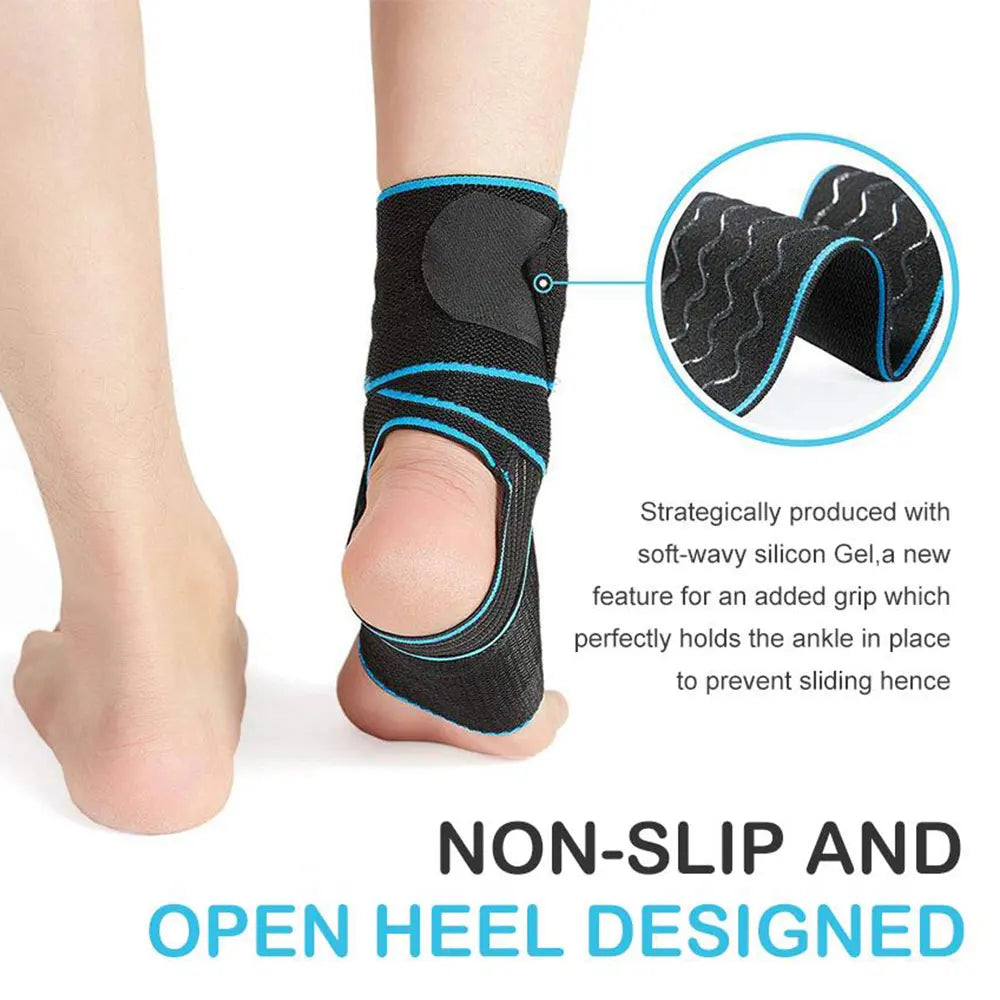 Povei Adjustable Breathable Ankle Support Strap for Heel Pain Recovery