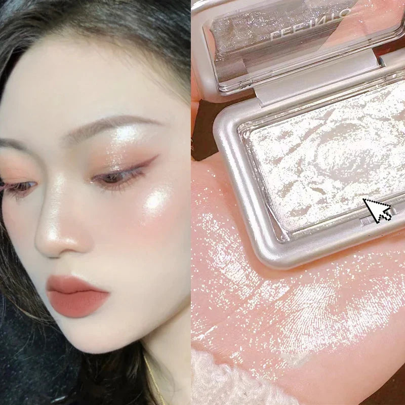 Povei Diamond Glow Highlighter Palette Illuminator Eyeshadow Makeup