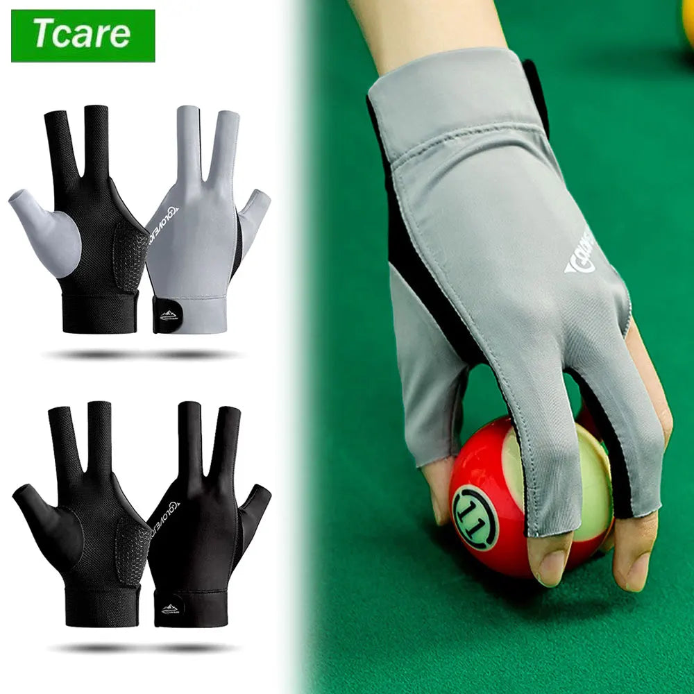 Povei Breathable Billiard Pool Gloves for Shooters, 5 Colors, Fits Left/Right Hand