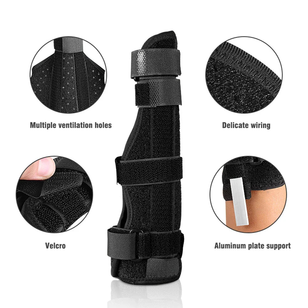 Povei Adjustable Finger Support Splint for Hands Rehabilitation Joint Arthritis