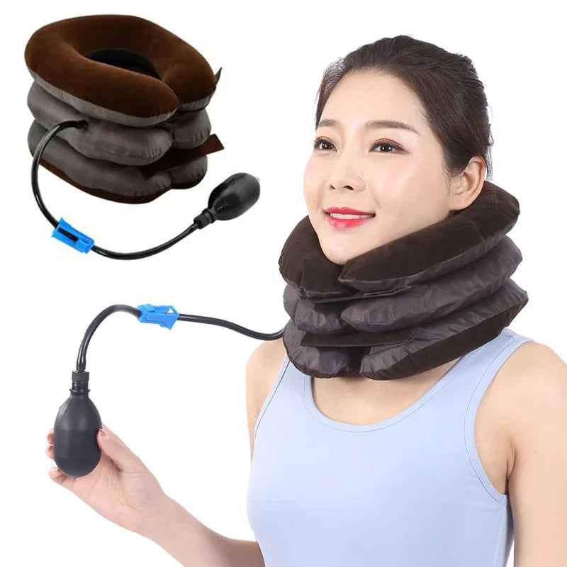 Povei Cervical Neck Traction Device for Posture Correction and Relaxation