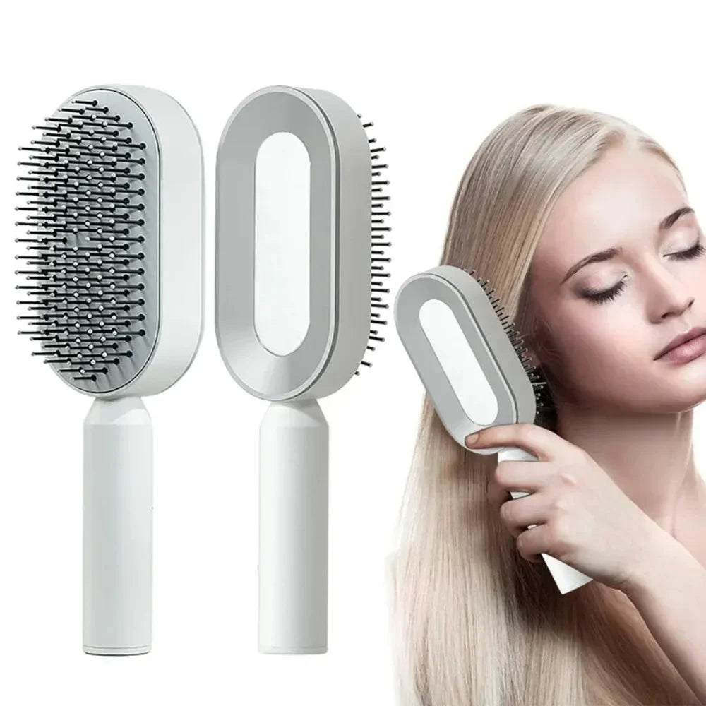 Povei Air Cushion Massage Hair Brush Detangling Styling Tools