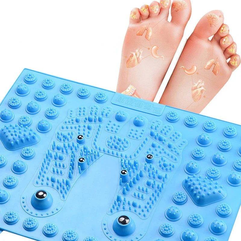 Povei Reflexology Foot Massage Pad for Toe Pressure and Blood Circulation