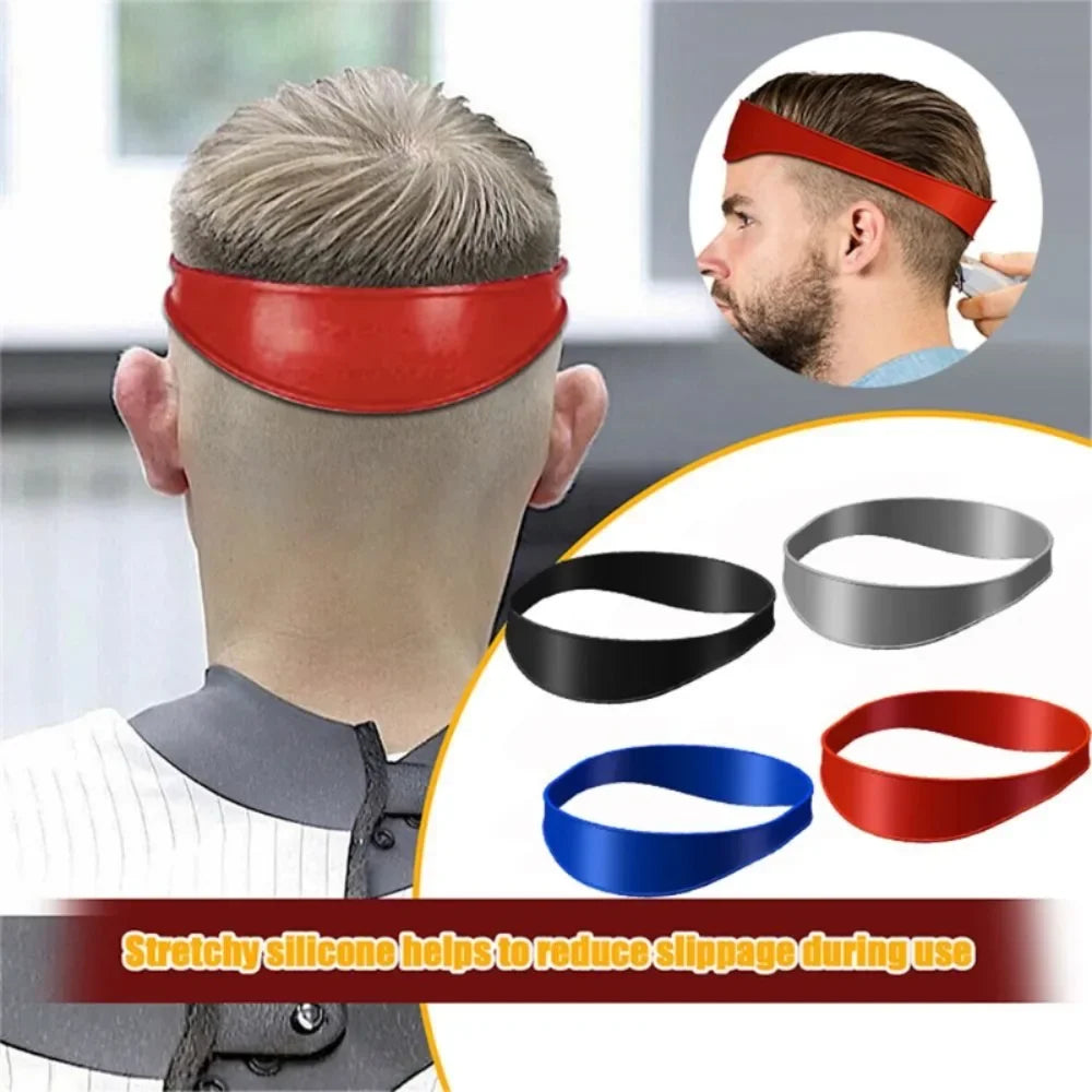 Povei Curved Headband Haircut Tool Hairstyling Trim Template for Barber Cutting Home Style